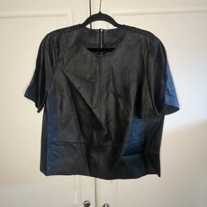 Truth and Pride 100% Leather T shirt